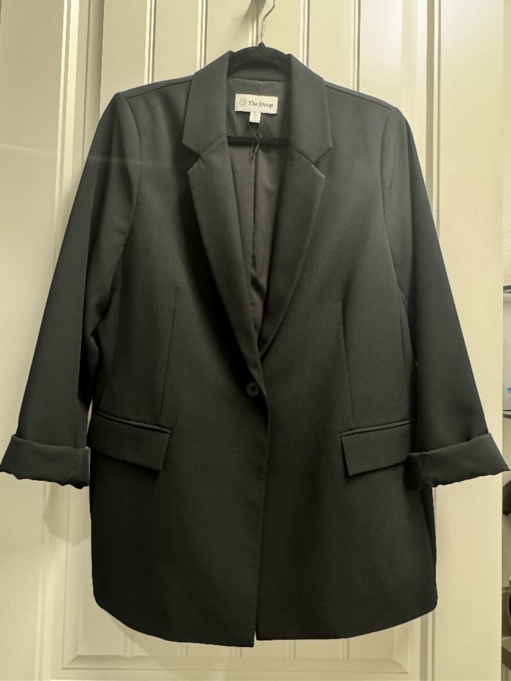 BRAND NEW - THE DROP Black Women's Blazer, Size XXL